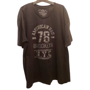 American Rag Black Short Sleeve Graphic Tee